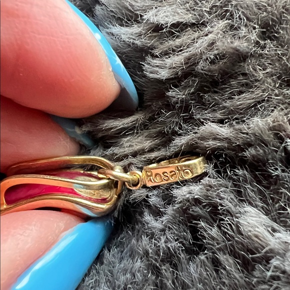 14k Rosato Enamel Shoe Charm Red Enamel - Picture 4 of 10